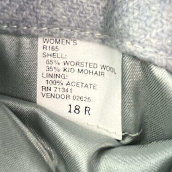 LL Bean vintage Wool blazer size 18 preppy heritage - Picture 12 of 12